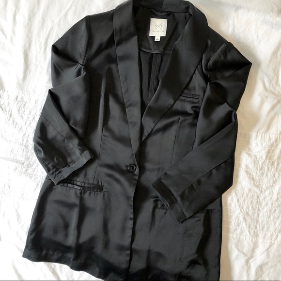 Gentle Fawn Classic Satin Blazer - Picture 1 of 3